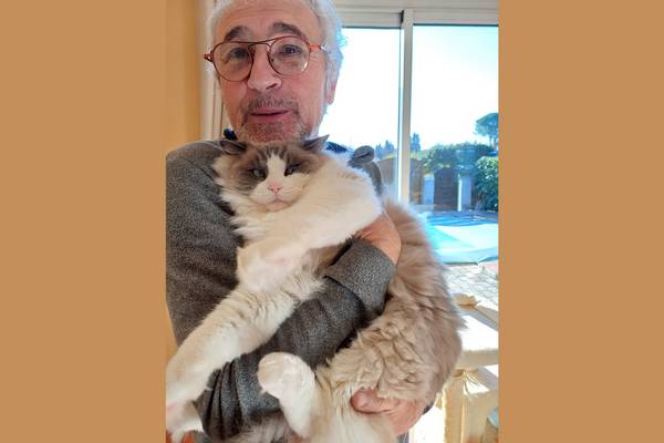Twiggy (2 ans et 8 mois) avec son papa Jean le 20/04/2025